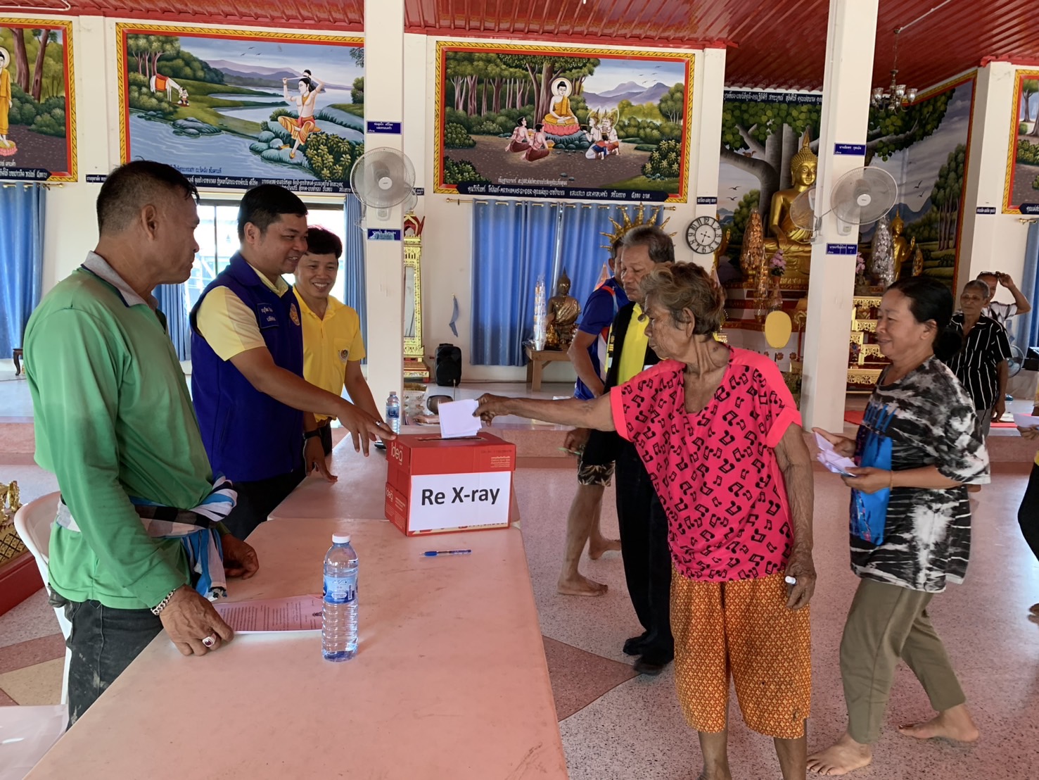 พช.คำเขื่อนแก้วร่วม X-ray ยาเสพติด